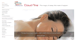 Desktop Screenshot of cloudninemattresses.com